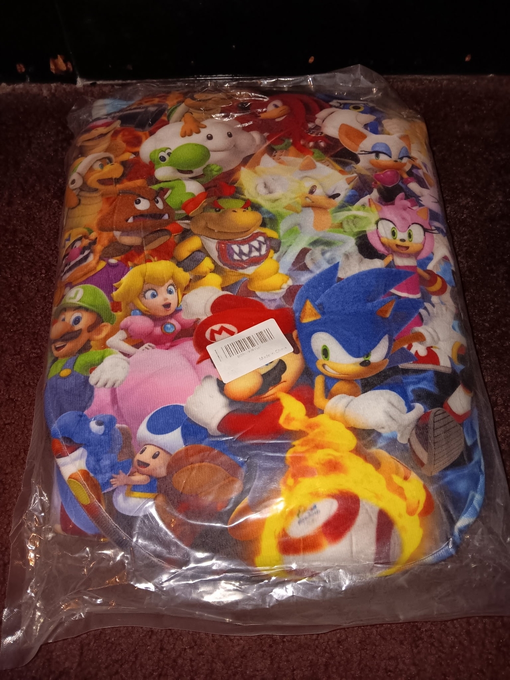 Super Mario & Sonic Characters Bathroom Set